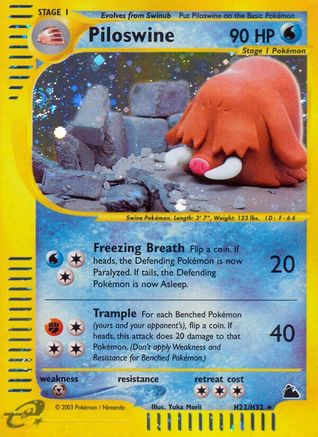 [PKM] Piloswine (H22/H32) [Skyridge]