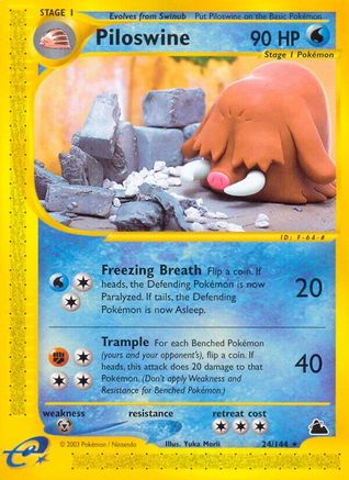 [PKM] Piloswine (24/144) [Skyridge]