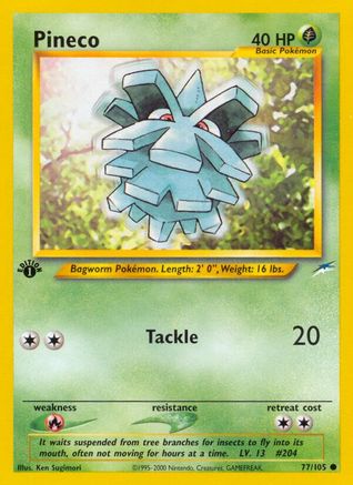 [PKM-C] Pineco (77/105) [Neo Destiny 1st Edition]
