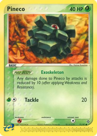 [PKM-C] Pineco (71/97) [EX: Dragon]