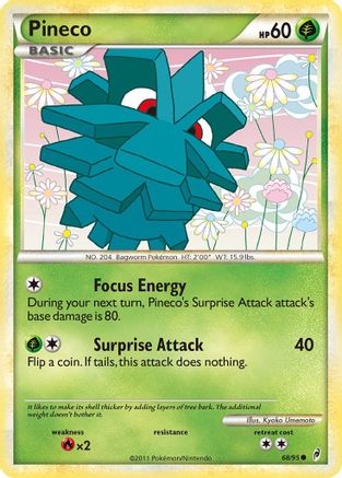 [PKM-C] Pineco (68/95) [HeartGold & SoulSilver: Call of Legends]