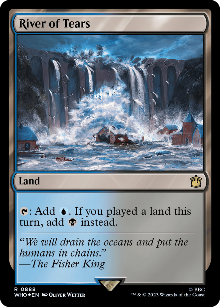 {R} River of Tears (Surge Foil) [Doctor Who][WHO 888]