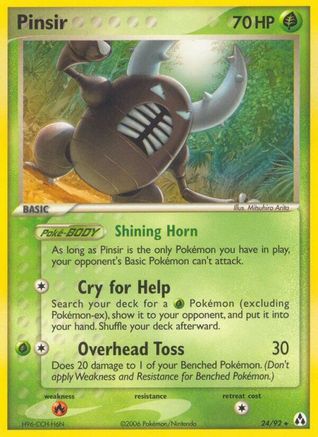 [PKM-R] Pinsir (24/92) (Stamped) [EX: Legend Maker]