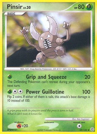 [PKM-C] Pinsir (59/132) [Diamond & Pearl: Secret Wonders]