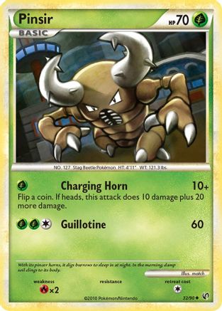 [PKM] Pinsir (32/90) [HeartGold & SoulSilver: Undaunted]