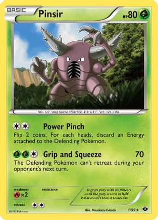 [PKM] Pinsir (1/99) [Black & White: Next Destinies]