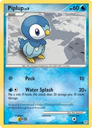 [PKM] Piplup (93/130) [Diamond & Pearl: Base Set]
