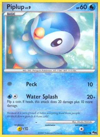 [PKM] Piplup (15/17) [POP Series 6]