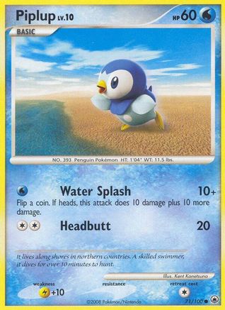 [PKM] Piplup (71/100) [Diamond & Pearl: Majestic Dawn]