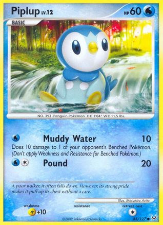 [PKM] Piplup (85/127) [Platinum: Base Set]
