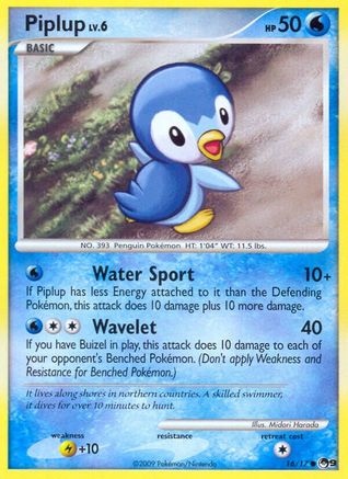 [PKM] Piplup (16/17) [POP Series 9]