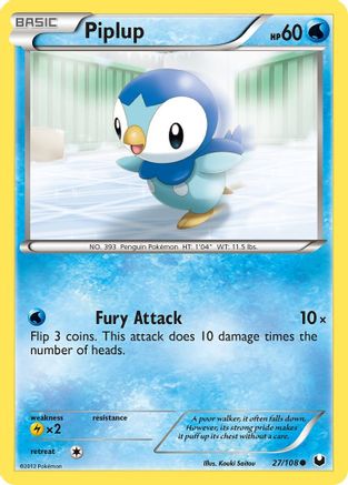 [PKM] Piplup (27/108) [Black & White: Dark Explorers]