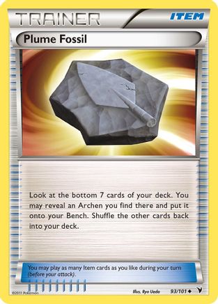 [PKM] Plume Fossil (93/101) [Black & White: Noble Victories]