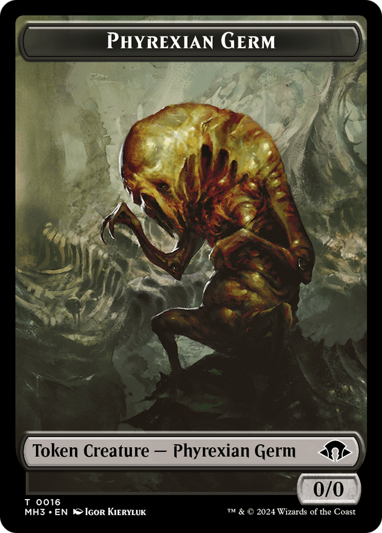 {T} Phyrexian Germ // Kraken Double-Sided Token [Modern Horizons 3 Tokens][TMH3 16//11]