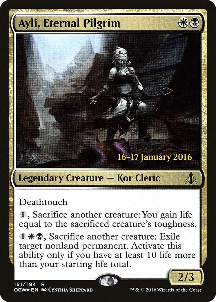 {R} Ayli, Eternal Pilgrim [Oath of the Gatewatch Prerelease Promos][PR OGW 151] - Misty Mountain Games