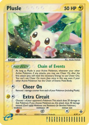 [PKM] Plusle (8/97) [EX: Dragon]