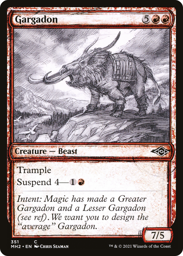 {C} Gargadon (Showcase): (Showcase) [Modern Horizons 2] [MH2 351]