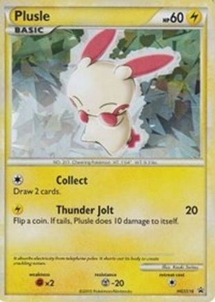 [PKM] Plusle (HGSS16) [HeartGold & SoulSilver: Black Star Promos]