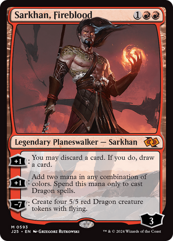 {R} Sarkhan, Fireblood [Foundations Jumpstart][J25 593]
