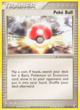 [TR] Poke Ball (87/115) (Stamped) [EX: Unseen Forces]