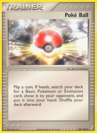[PKM] Poke Ball (82/100) (Stamped) [EX: Crystal Guardians]