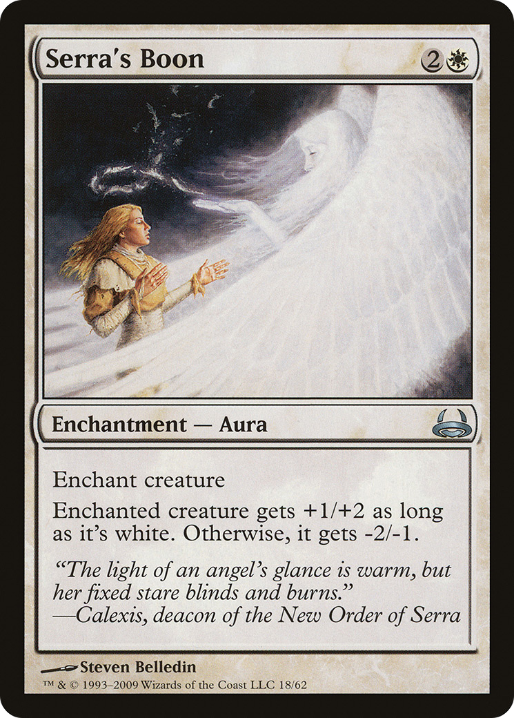{C} Serra's Boon [Duel Decks: Divine vs. Demonic][DDC 018]