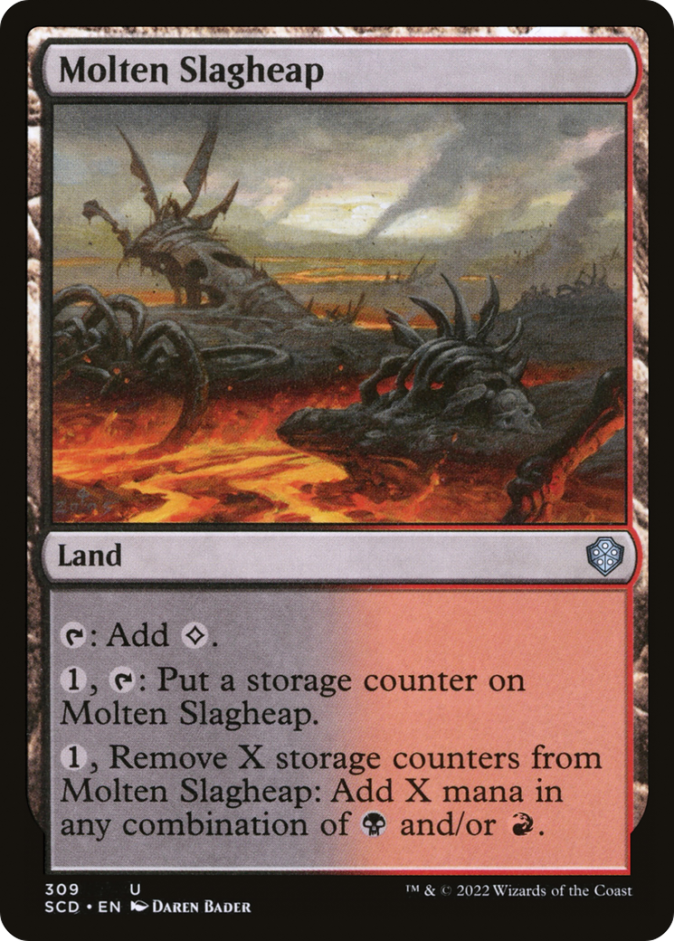 {C} Molten Slagheap [Starter Commander Decks][SCD 309]