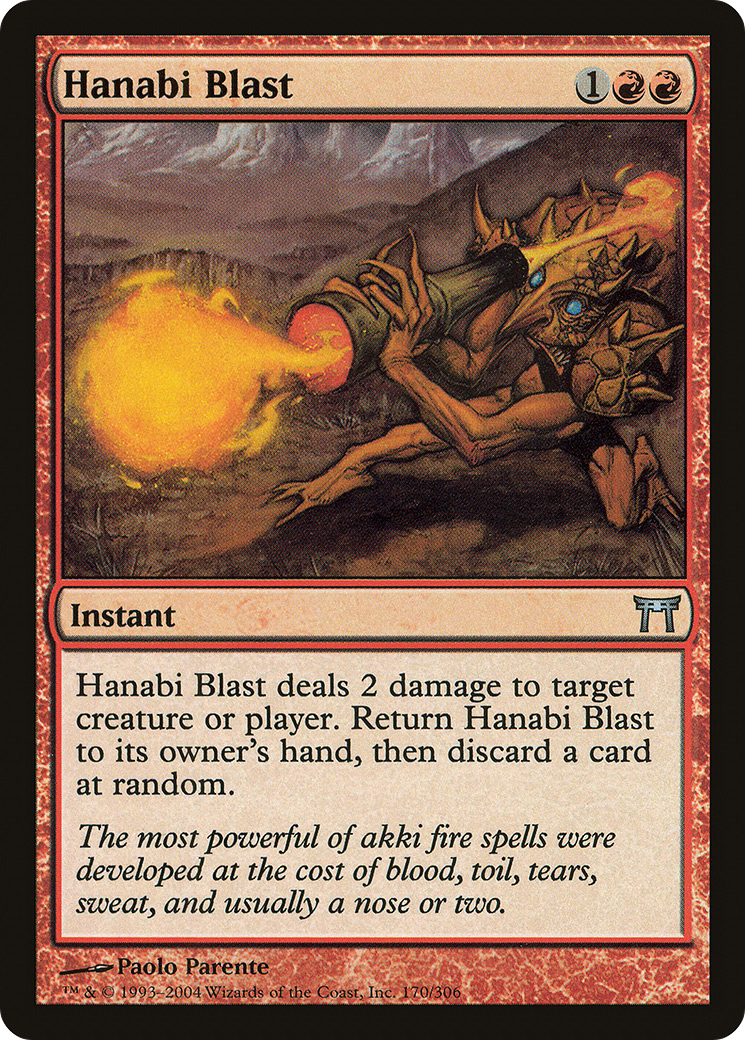 {C} Hanabi Blast [Champions of Kamigawa][CHK 170]
