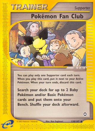 [TR] Pokemon Fan Club (130/147) [Aquapolis]