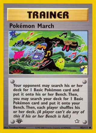 [TR] Pokemon March (102/111) [Neo Genesis Unlimited]
