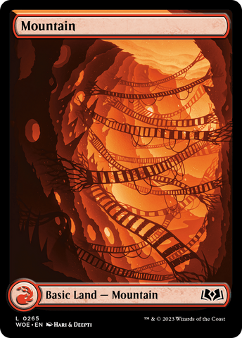 {B} Mountain (265) (Full-Art) [Wilds of Eldraine][WOE 265]