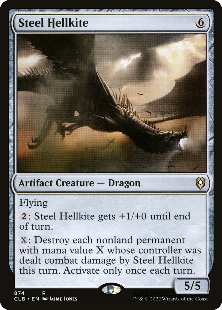 {R} Steel Hellkite [Commander Legends: Battle for Baldur's Gate][CLB 874]