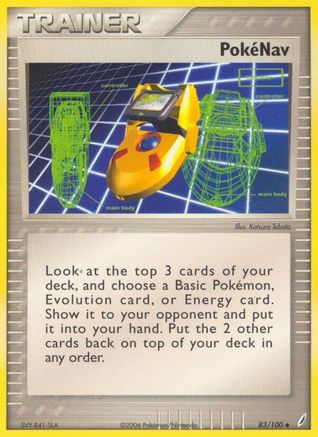 [PKM] PokeNav (83/100) (Stamped) [EX: Crystal Guardians]