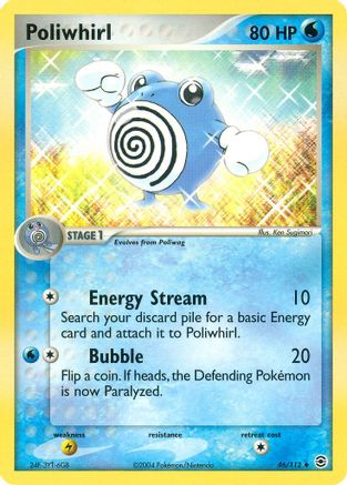 [PKM] Poliwhirl (46/112) [EX: FireRed & LeafGreen]