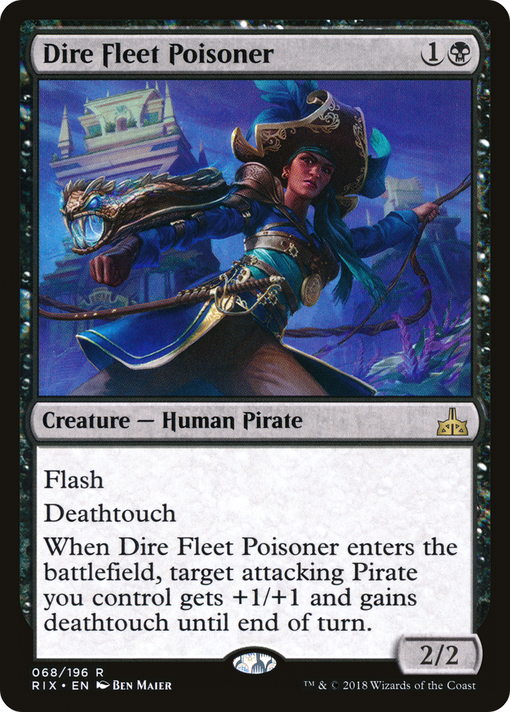 {R} Dire Fleet Poisoner [Rivals of Ixalan][RIX 068] - Misty Mountain Games