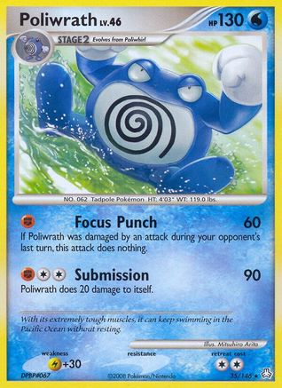 [PKM] Poliwrath (35/146) [Diamond & Pearl: Legends Awakened]