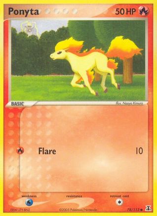 [PKM] Ponyta (78/113) [EX: Delta Species]