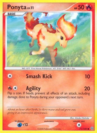 [PKM] Ponyta (71/100) [Diamond & Pearl: Stormfront]