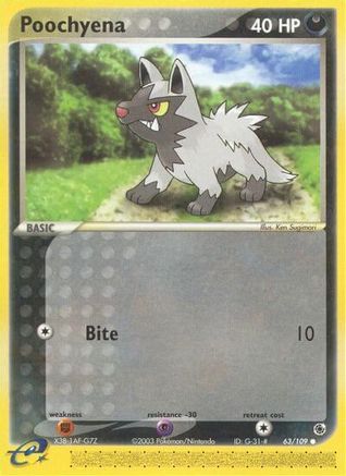 [PKM] Poochyena (63/109) [EX: Ruby & Sapphire]