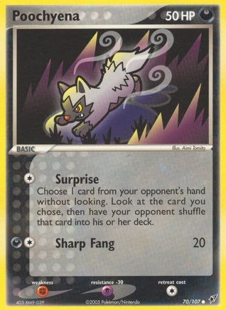 [PKM-C] Poochyena (70/107) (Stamped) [EX: Deoxys]