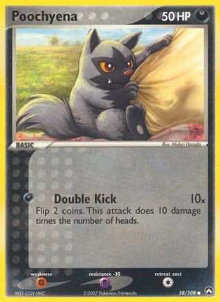 [PKM-C] Poochyena (58/108) (Stamped) [EX: Power Keepers]