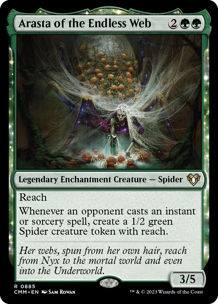 {R} Arasta of the Endless Web [Commander Masters][CMM 885]