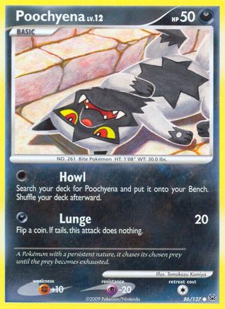[PKM] Poochyena (86/127) [Platinum: Base Set]