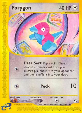 [PKM] Porygon (103a/147) [Aquapolis]