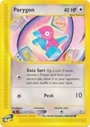 [PKM] Porygon (103b/147) [Aquapolis]