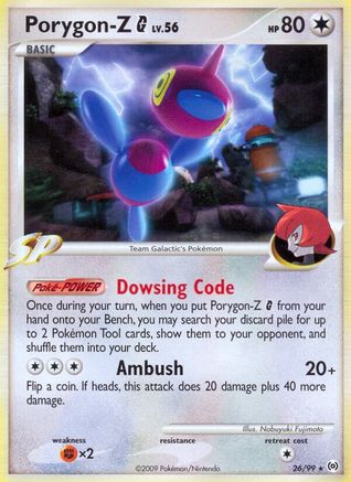 [PKM-R] Porygon-Z G (26/99) [Platinum: Arceus]