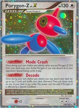 [PKM-R] Porygon-Z LV.X (100/100) [Diamond & Pearl: Majestic Dawn]