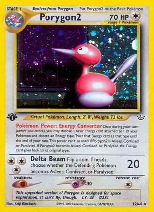 [PKM-R] Porygon2 (12/64) [Neo Revelation 1st Edition]