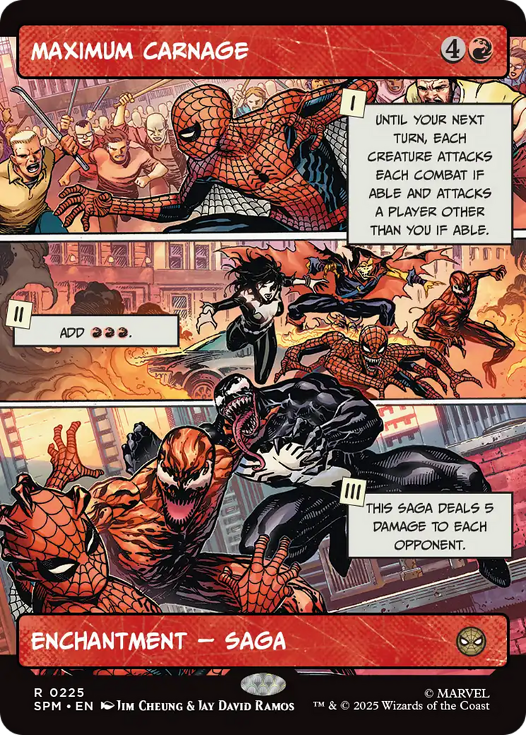{@@ SPM R} Maximum Carnage (Borderless) [Marvel's Spider-Man] [SPM 225]