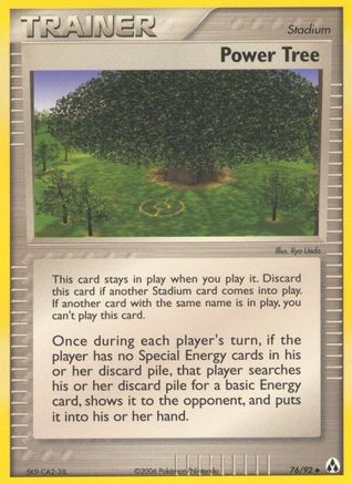 [PKM] Power Tree (76/92) (Stamped) [EX: Legend Maker]